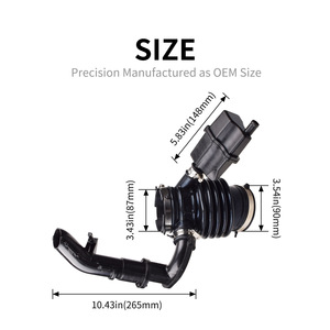 Tuyau d'admission du moteur 165769N00C pour Nissan Maxima 09-15 V6 3.5L, pièce de rechange en caoutchouc - Product Image 3