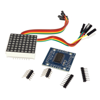 Modul Kontrol MAX7219 Grosir OKY3526 5V 8x8 Papan Display LED Merah Hijau Biru untuk Sistem Tertanam
