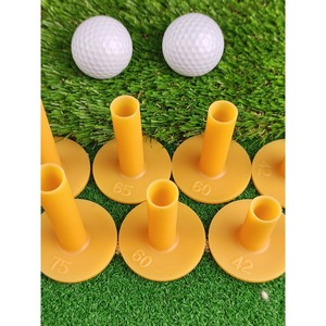 ทีออฟกอล์ฟแบบทนทาน70มม. มีหลายขนาดฐานตีลูกยางแบบพิเศษพร้อมวัสดุพลาสติกไม้สำหรับขับรถ - Product Image 3