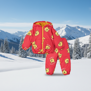 Traje de Esquí OZKIZ Coreano para Niños, con Estampado de Oso, Ropa de Invierno para Niños de 2 a 6 Años, Aislamiento Sintético, Moda Infantil al por Mayor - Product Image 2