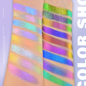Quyến rũ vẻ đẹp Duochrome bóng mắt cao sắc tố thay đổi màu bột kem nhãn hiệu riêng duy nhất Tắc Kè Hoa Eyeshadow - Product Image 3
