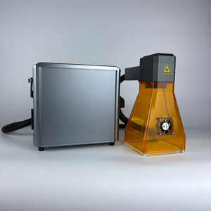 2025 하이 퀄리티 소형 미니 휴대용 휴대용 섬유 레이저 마킹 기계 금속 명판 타이어 목재 - Product Image 1