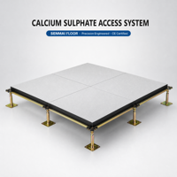 Lantai Akses Terangkat Anti Statis ESD Panel Kalsium Sulfat 600x600x32mm Ruang Kontrol Ruang Bersih Pedestal SENMAI