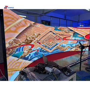 Tùy chỉnh P5 linh hoạt <span class=keywords><strong>LED</strong></span> hiển thị Module Nhà Máy Giá sáng tạo quảng cáo ngoài trời Hội Đồng Quản Trị Trong cong mềm <span class=keywords><strong>LED</strong></span> Shape - Product Image 4