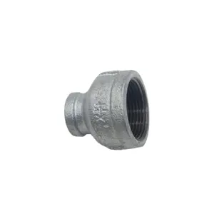 Malleable cor besi pipa fitting reducer pas kunci penjepit Pria Wanita hot dipped galvanis cor malleable besi tabung fitting