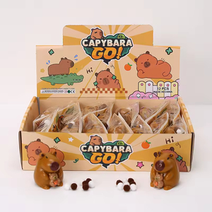 Capybara Eco-friendly TPR Squishy Toys Bundle Stress Relief Party Favor Kids Ages 8+ High Quality Blind Box Certified - Product Image 5