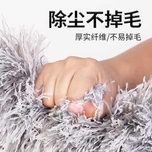 ไม้ปัดฝุ่นขนนกแบบยืดได้ 280 ซม. อุปกรณ์ทำความสะอาดเพดานสำหรับพัดลมและพื้นผิวสูง สีเทา ชุดเซ็ต - Product Image 5