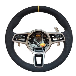 พวงมาลัยแบบคลาสสิคสั่งทำพิเศษ 3 ก้าน ขนาด 35 มม. รุ่น GT3911 สำหรับรถ Porsche 991/992 <span class=keywords><strong>Cayenne</strong></span> 958 Boxster 718/ Taycan - Product Image 1