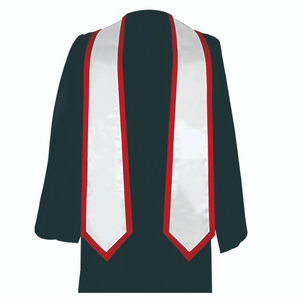 Adulto Plain 60 \ "Graduação roubou com logotipo impresso Meninas Sazonal Graduação Sash - Product Image 1