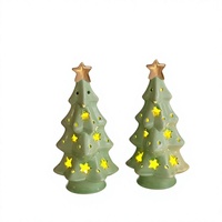 Weihnachtsgeschenk Lichtdurchlässiger Weihnachtsbaum Nachtlicht Niedliche Stern-Dekoration Festliche Atmosphäre Ornament Amerikanischer Landhausstil