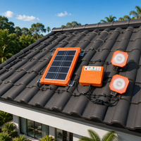 Système d'éclairage solaire miniature pour extérieur IP65