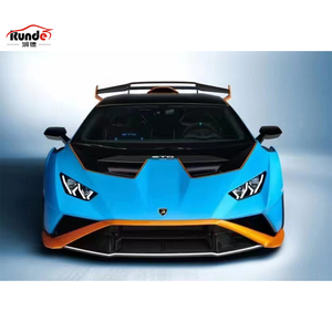 Matériau en carbone sec rond pour <span class=keywords><strong>Lamborghini</strong></span> <span class=keywords><strong>Huracan</strong></span> 580 610 <span class=keywords><strong>EVO</strong></span>, kit carrosserie de style STO, pare-chocs, lèvre avant, lèvre arrière, spoiler, capot - Product Image 3