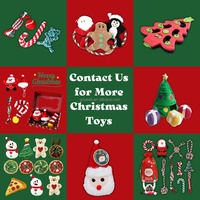 Jouets en peluche pour chien de Noël, jouets à couiner mignons en forme de Père Noël, bonhomme de neige, homme en pain d'épices, jouet en peluche pour chien, cadeau de Noël pour animaux de compagnie