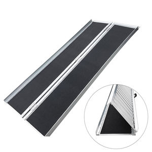 <span class=keywords><strong>Rampe</strong></span> d'accès portable pour <span class=keywords><strong>fauteuil</strong></span> <span class=keywords><strong>roulant</strong></span>, en aluminium, pliable, antidérapante, pour la maison, accès handicapés, <span class=keywords><strong>rampe</strong></span> de chargement, rangement facile - Product Image 4