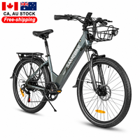 SAMEBIKE Oversea Canada Service après-vente Vélo électrique 26 pouces 36V 15Ah 250W avec frein à disque puissant