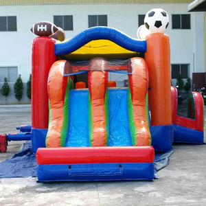 Structure gonflable de jeu sportif pour parc d'attractions avec toboggan - Usage commercial, garantie 3 ans, design portable - Product Image 4