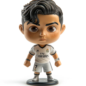 כדורגל מותאם אישית figbine כדורגל bobblhead פלסטיק קריקטורה דמויות פעולה - Product Image 2