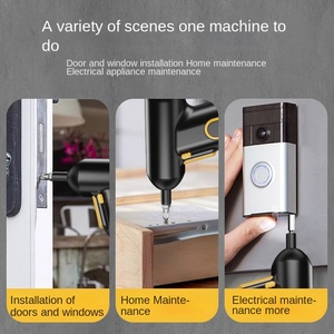 Trung Quốc mới tuốc nơ vít điện hộ gia đình nhỏ tuốc nơ vít máy lithium có thể sạc lại pin đa chức năng hàng loạt thiết lập công cụ - Product Image 4