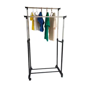 Автоматическая полка для сушки одежды, подвижная телескопическая сушилка, легко собирающая вешалка для одежды, стержень