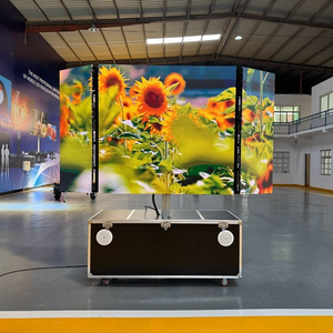 Portable Folding P4 LED Digital Signage Cabinet With Flight Case SDK Safety Lock Shockproof Pad For Indoor Commercial Use - Product Image 1