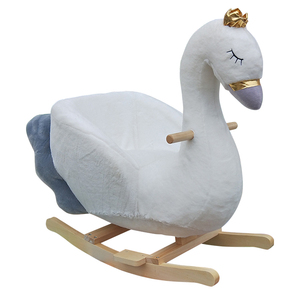 À <span class=keywords><strong>bascule</strong></span> en peluche <span class=keywords><strong>cygne</strong></span> jouet avec bébé musique rock pour les enfants - Product Image 3