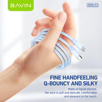 Câble de charge rapide pour téléphone Android de type C BAVIN CB306 60w, compatible avec iPhone 15 Pro Max