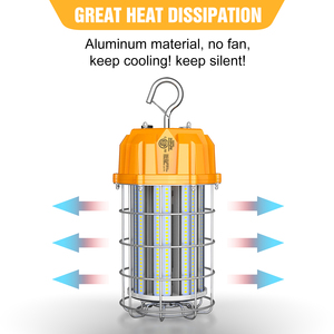 80W 100W 150W taşınabilir Site inşaat aydınlatma 277V LED endüstriyel iş lamba aydınlatma AC Powered geçici çalışma ışığı 5000K - Product Image 4