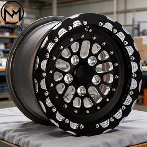 Jantes de course Maxtera forgées sur mesure de style Beadlock pour BMW M3 M4 GT-R Supra Mustang Camaro Corvette Dodge, jantes en alliage - Product Image 1