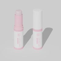 Nouvelle arrivée UKDS11 bouteilles de déodorant vides en plastique 8g 10g avec tube de bâton torsadé à fond rond avec extrémité ouverte facile pour les soins du visage