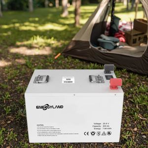 中国製24V 25.6V 300AH 7.6KWH 8KWH Diyバッテリーボックスソラリーハウスシステム24V Lifepo4 6000サイクル - Product Image 3