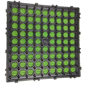 Suelo de césped sintético, alfombra, baldosas de césped, alfombra entrelazada de césped artificial - Product Image 1