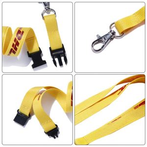 2025 Custom <b>Polyester</b> Yellow Straps Suitable Mobile Phone Office <b>Lanyard</b> for Card Holder - Product Image 3