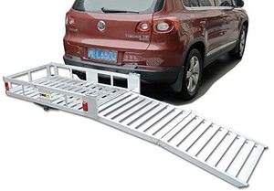 Rampas extragrandes para camioneta, con rampa plegable de 60 pulgadas, guía de engranaje, enganche de carga para vehículo - Product Image 6