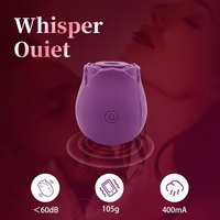 Trendiger Rosen-Saugvibrator Klitoris-Sauger G-Punkt-Massage Multi-Frequenz Sonic-Puls Klitoris-Stimulation Geschenk für Frauen