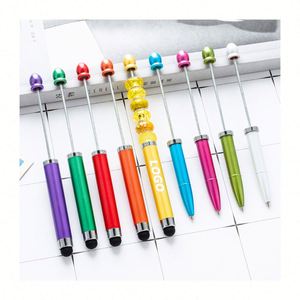 Diy Bead Stylus - 3-In-1 Multi-Function Beaded Ballpoint Pen With Touchscreen Stylus, <b>Creative</b> Promotional <b>Gift</b> - Product Image 1