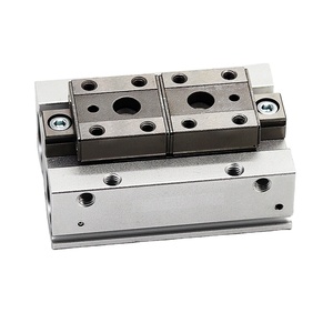 Mesin aktuator pneumatik Mini sistem akutasi pneumatik S MC kualitas tinggi Gripper udara profil rendah seri MHF2 MHF2-8D - Product Image 1