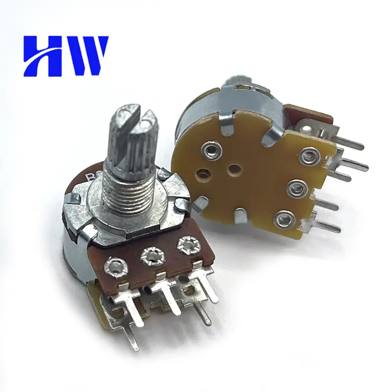 DB-16KSA L15Mm Potentiometer 10K Quay Potentiometer Tuyến Tính Potentiometer Với Chuyển Đổi