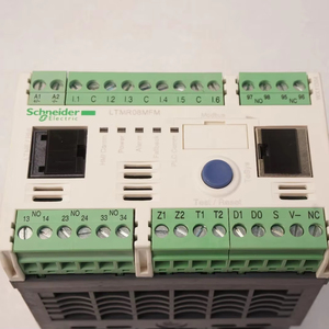 Contrôleur de moteur compatible PLC, gestion du moteur, Modbus, <span class=keywords><strong>6</strong></span> entrées logiques, 3 sorties logiques relais, 0,4 à 8A, 24V AC, LTMR08MFM - Product Image 1