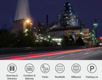 Lámpara de Calle LED de Alta Luminosidad para Exteriores, 30w 50w 100w 150w 200w, Directo de Fábrica