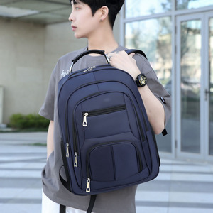 Factory Direct Price Multifunctional Fashion Business Laptop <b>Backpack</b> Office Computer Bag Waterproof USB Anti-Theft <b>Nylon</b> Zipper - Product Image 1