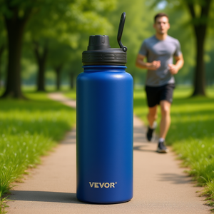 Botella de agua aislada Vevor de acero inoxidable de 40 oz con boca ancha para uso deportivo - Product Image 2