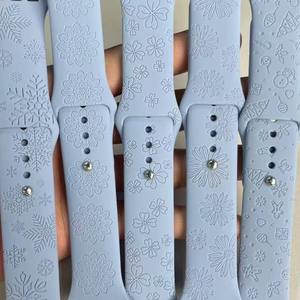 Correa de Silicona Grabada con Láser 3D Personalizada para Apple Watch S10 11 46mm Ultra 49mm SE 44mm con Hebilla de Acero Inoxidable - Product Image 1