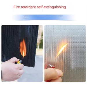 Panneau d'isolation en aluminium auto-adhésif résistant aux hautes températures, en caoutchouc et plastique, épaissi, anti-UV - Product Image 3