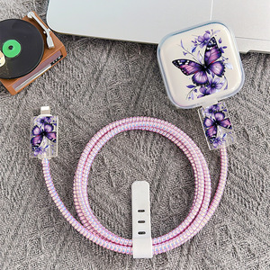 Protector de Cargador Personalizado Transparente y Bonito de 40w para 17 Pro Max - Product Image 3