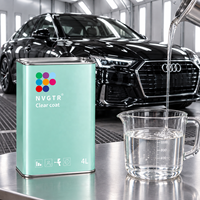 NVGTR 2K Otomotiv Yüksek Katı UV Dayanımlı Parlak Kendinden Yayılan Sertleştirici Toptan Şeffaf Kaplama Onarıcı Araba Boyası için