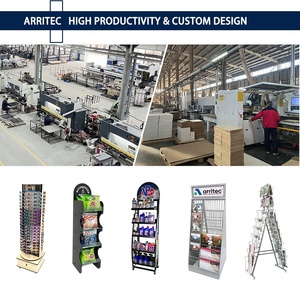 Tùy chỉnh sàn & truy cập hàng đầu thẻ giao dịch Quà Tặng Thiệp chúc mừng hiển thị Đứng Quay <span class=keywords><strong>MDF</strong></span> dán gỗ hiển thị giá - Product Image 5