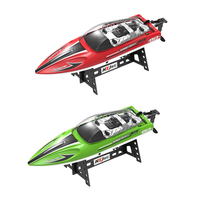 Usine étanche 2.4GHz 4 canaux haute capacité Lithium 25 km/h haute vitesse course RC luxe hors-bord jouet Yacht bateau