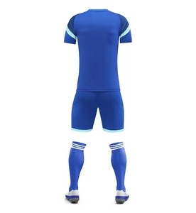 厂家批发足球服定制面料足球服运动套装透气吸汗快干运动服 - Product Image 2
