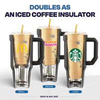 Gobelet isotherme universel pour café glacé, gobelet de voyage à isolation sous vide, tasse thermique pour boissons chaudes et froides