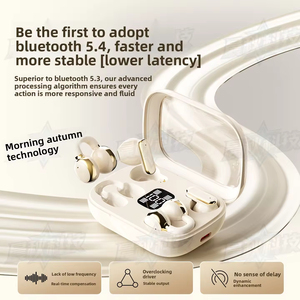 Auriculares de Clip para Oreja 5.4 con Cancelación Activa de Ruido (ANC), Resistentes al Agua, Sonido Estéreo Binaural, Compatibles con Dos Teléfonos - Product Image 3